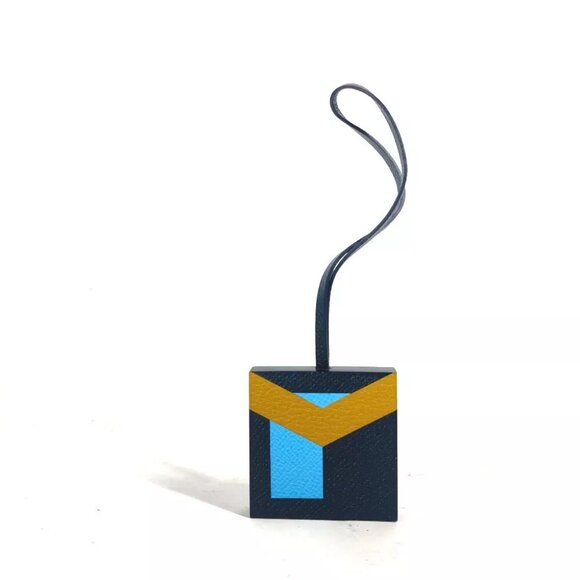 HERMES Key Holder Let's Make a Friend Y Bag Charm Unused - Picture 1 of 8